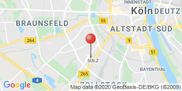 Wegbeschreibung - Google Maps anzeigen