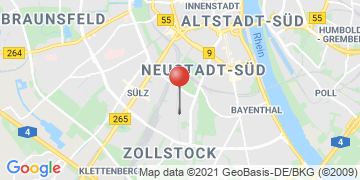 Wegbeschreibung - Google Maps anzeigen